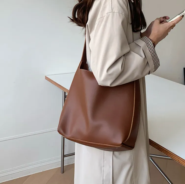 Vintage Bucket Shoulder Bag