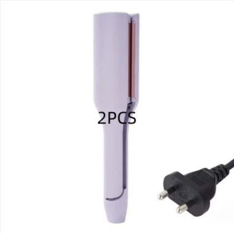 French Deep V Hair Curler – 32MM Big Wave &amp; Water Ripple Curling Iron
