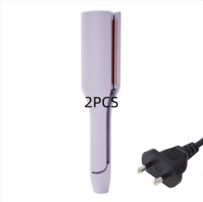French Deep V Hair Curler – 32MM Big Wave &amp; Water Ripple Curling Iron