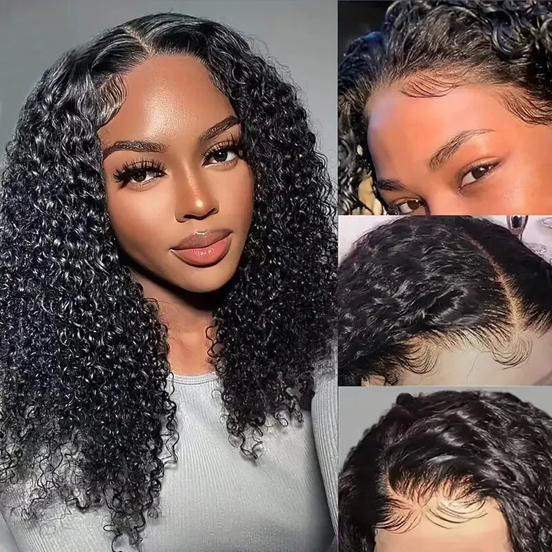 Double Drawn Water Wave Lace BOB Wig