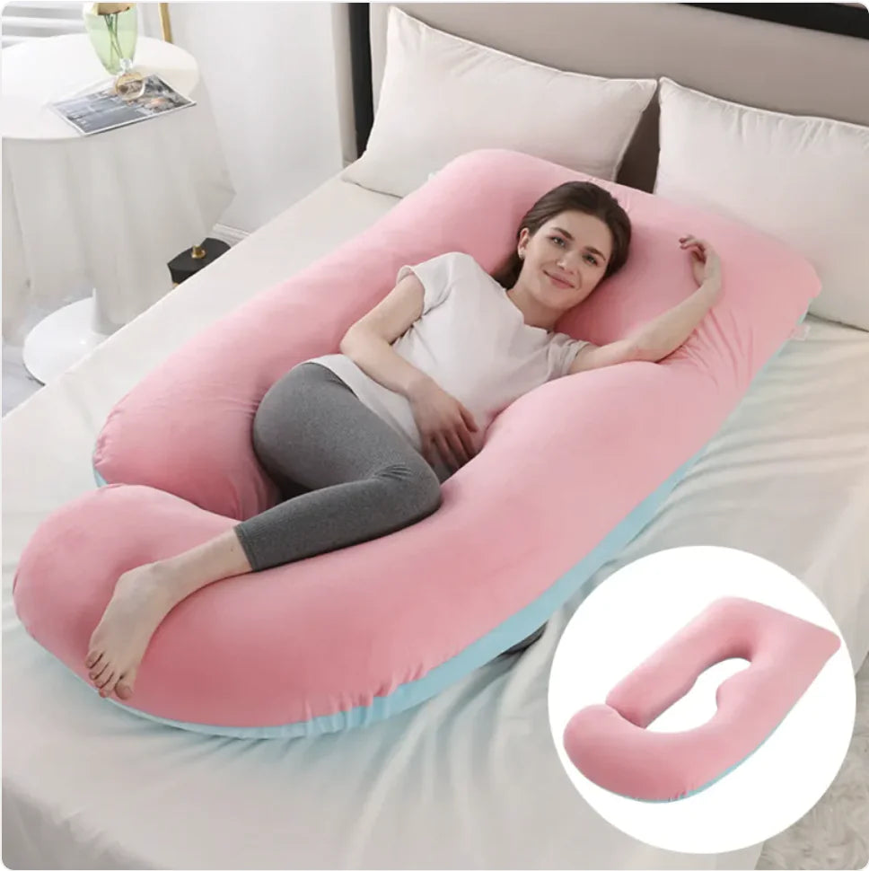 J-Shape Maternity Support Pillow