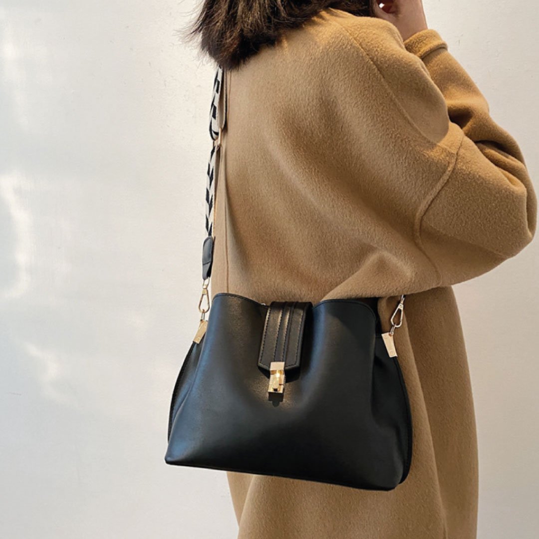 Chic Checkered Convertible Bag