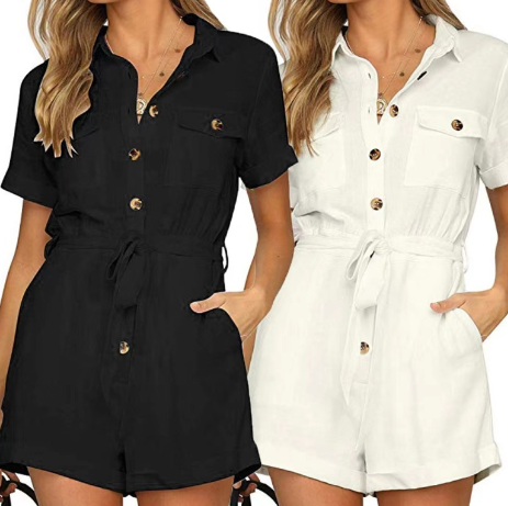 Chic Pocketed Women&