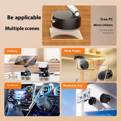Dual-Magnet Retractable Phone Mount