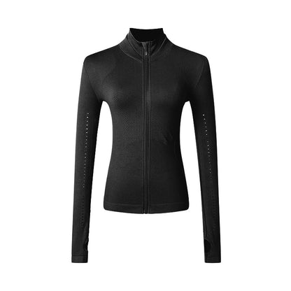 Athletic Zip-Up Yoga Jacket for Women