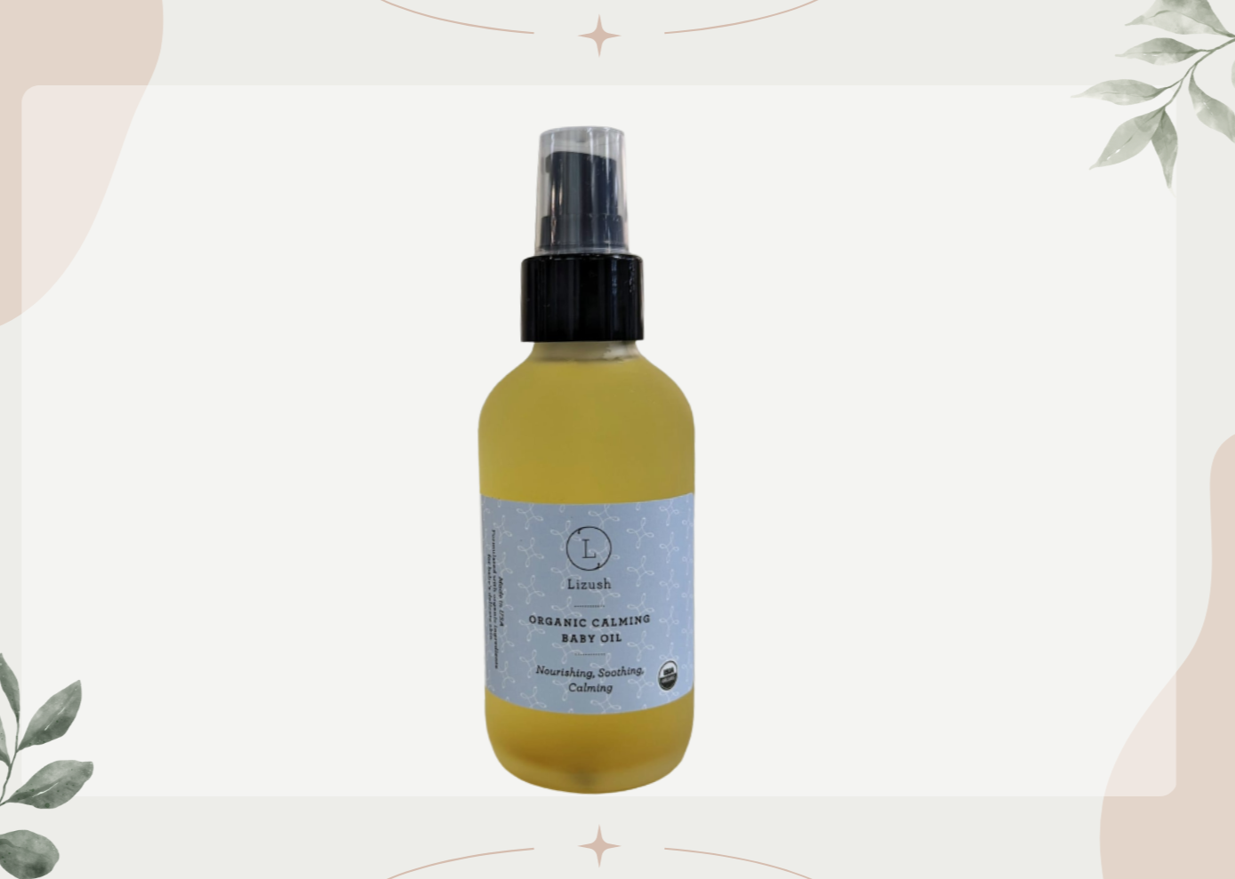 SOOTHE &amp; CALM Organic Baby Oil