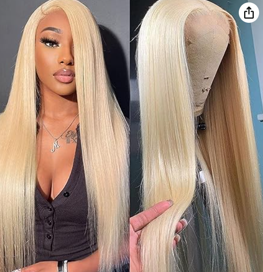 Chic Matte Gold Lace Front Wig