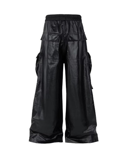 Matte Black Utility Trousers