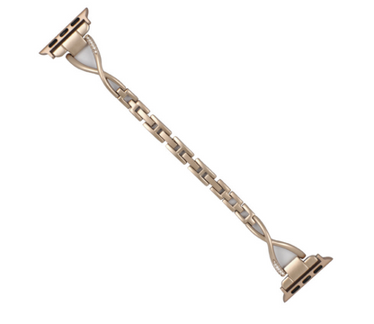 Diamond-Encrusted X-Steel Apple Watch Strap