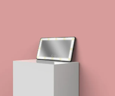 LED Lit Visor Vanity Mirror