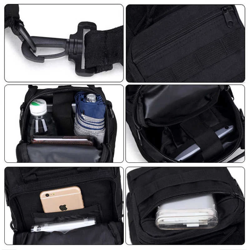 Tactical Sling Backpack for Men - Outdoor Chest Bag