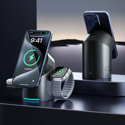 Magnetic Trio Wireless Charging Hub