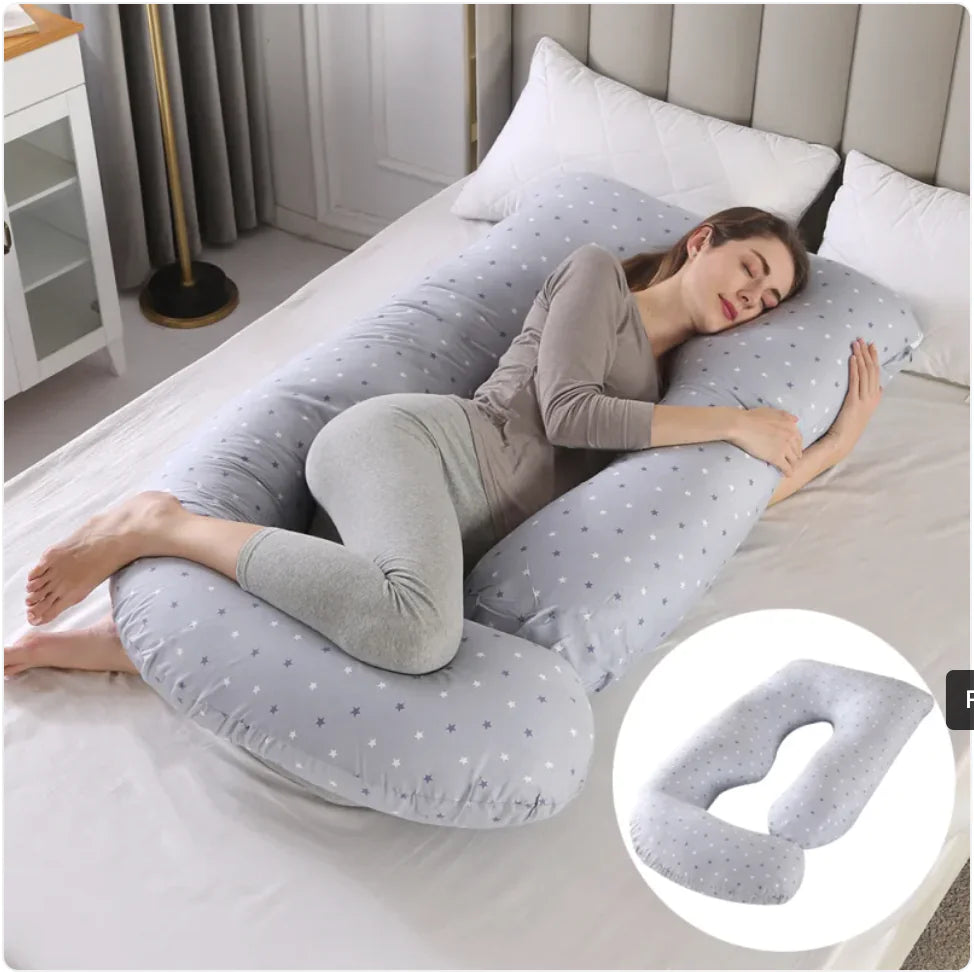 J-Shape Maternity Support Pillow