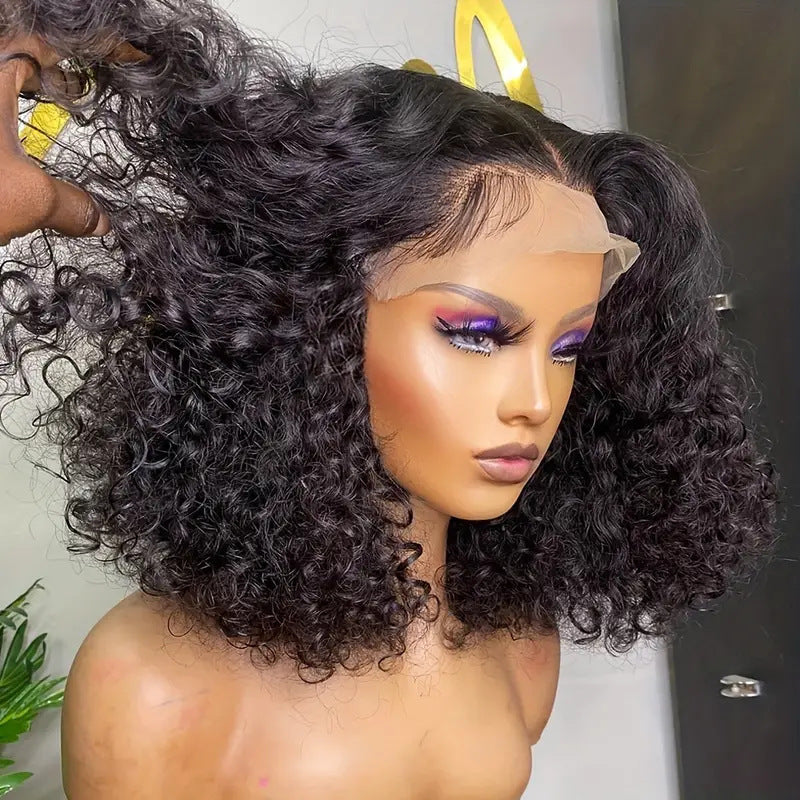 Double Drawn Water Wave Lace BOB Wig