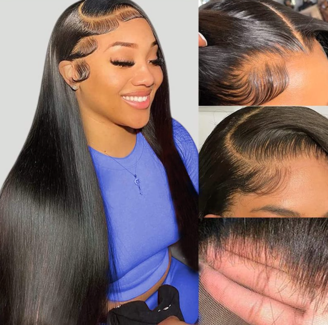 Natural HD Lace Hair Wig - Pre-Plucked Hairline