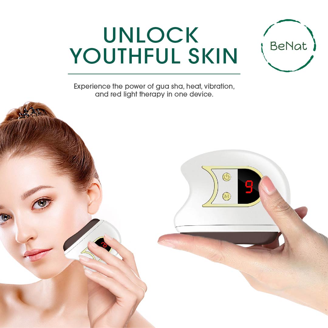 Tech-Enhanced Gua Sha Facial Rejuvenator