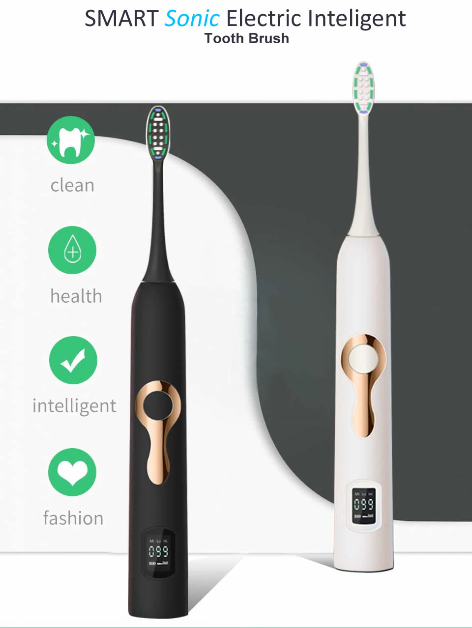 SonicBright LCD Electric Toothbrush