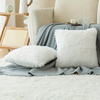 Chic Plush Faux Fur Pillow Covers