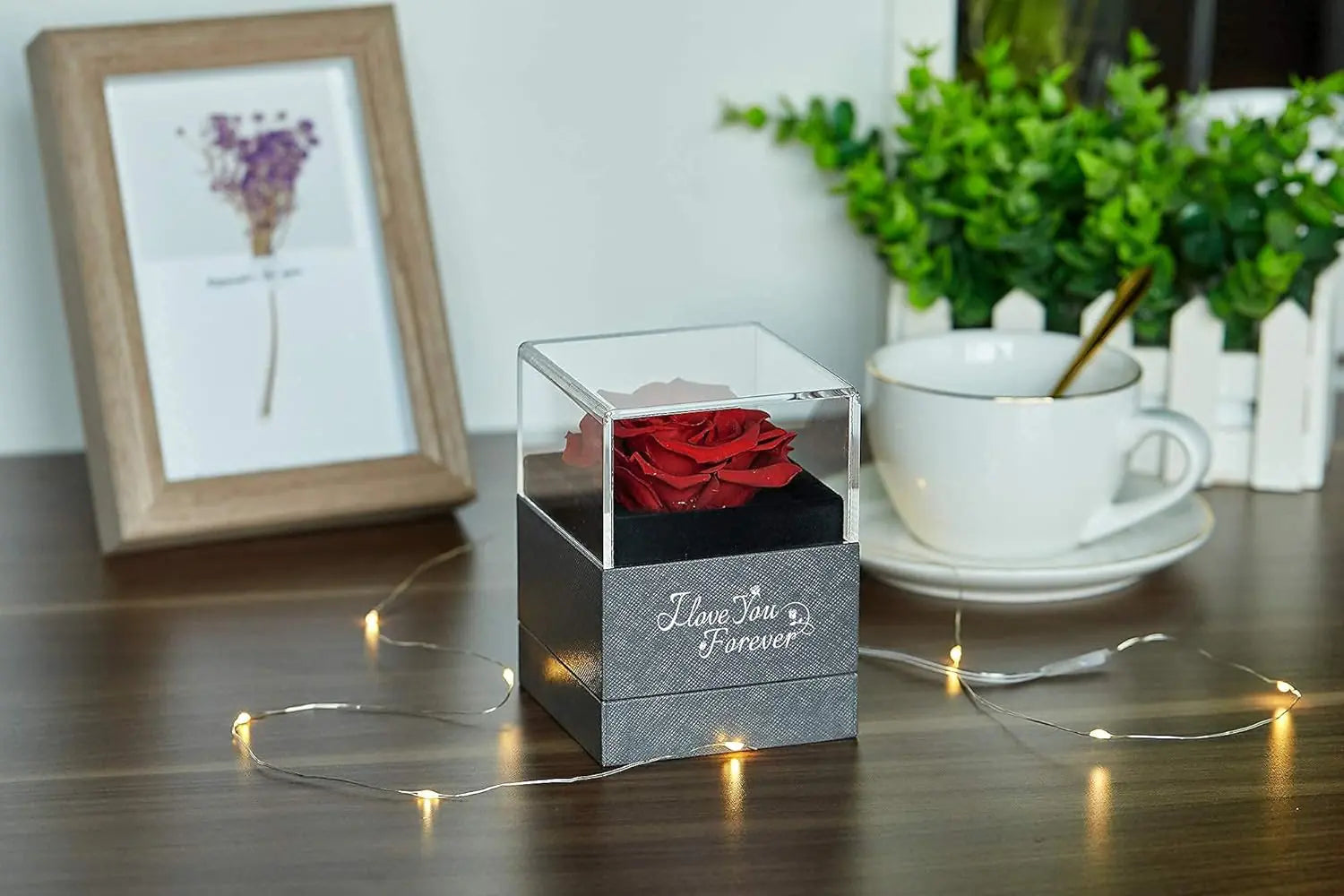 EVERLOVE Eternal Rose and Pendant Set