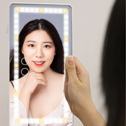 LED Lit Visor Vanity Mirror