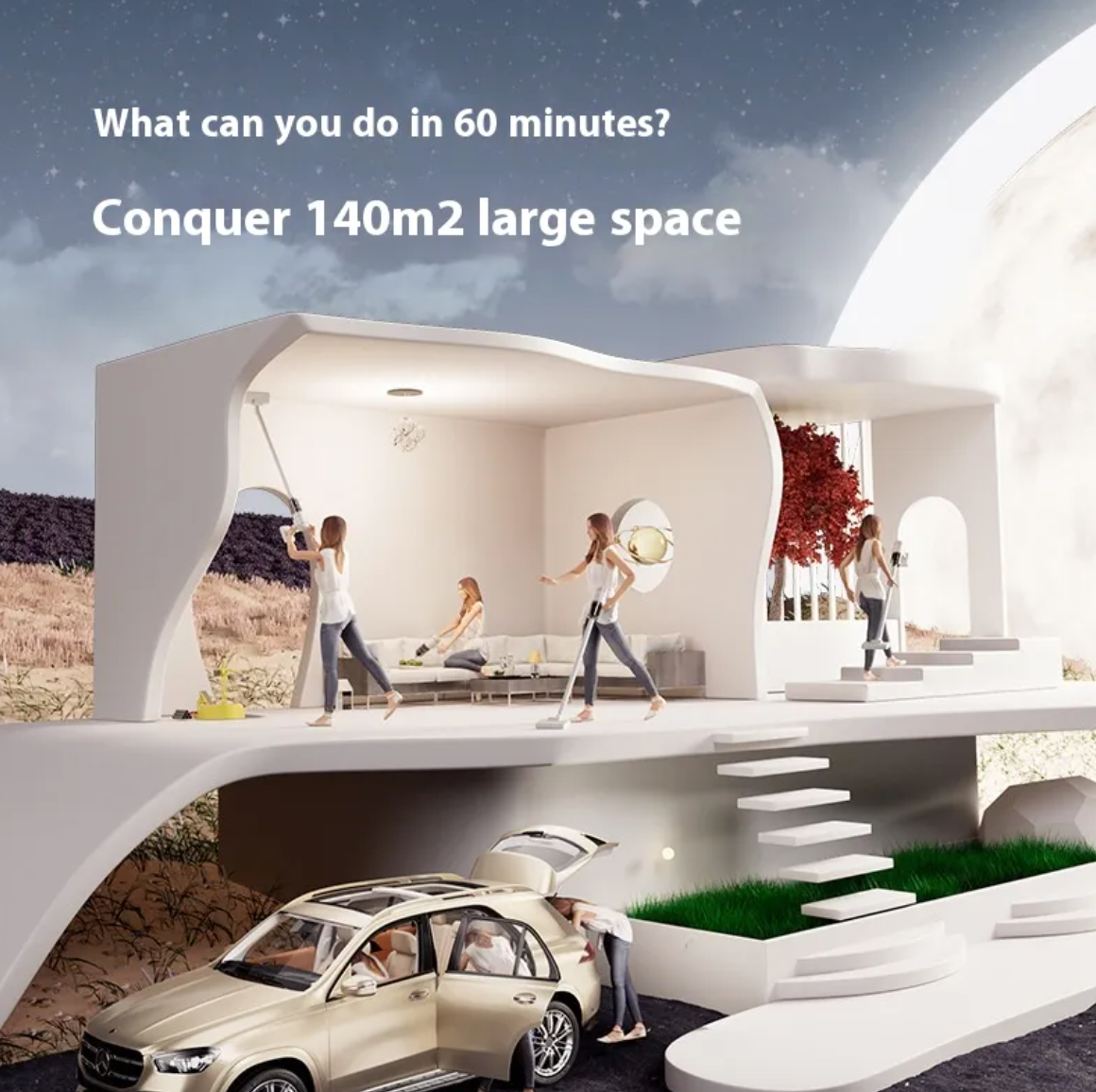 Portable Car Vacuum Power