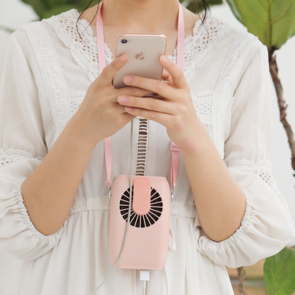 Quiet USB Wearable Fan - Portable Hands-Free Cooling
