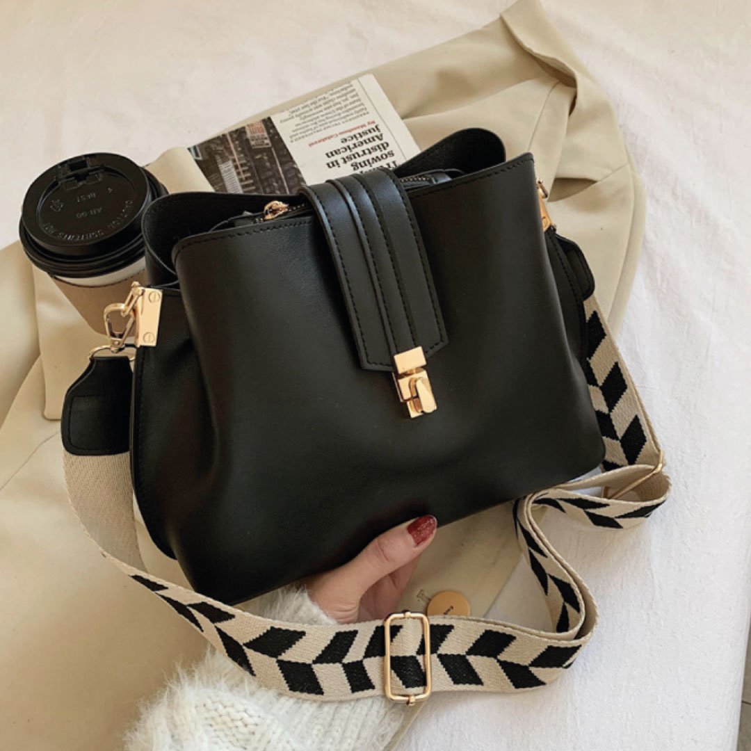 Chic Checkered Convertible Bag
