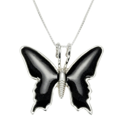 Elegant Butterfly Silver Charm