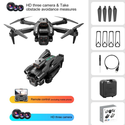 Tri-Cam Obstacle Avoidance Drone