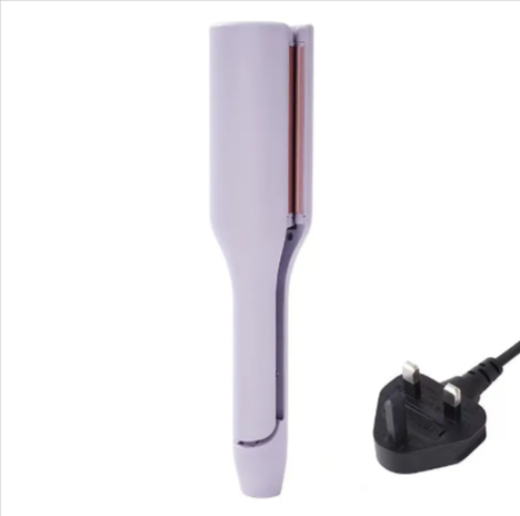 French Deep V Hair Curler – 32MM Big Wave &amp; Water Ripple Curling Iron