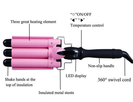 Wave Master Triple Barrel Curler