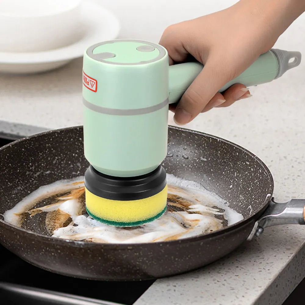 Dynamic Electric Scrubbing Wand