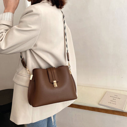 Chic Checkered Convertible Bag