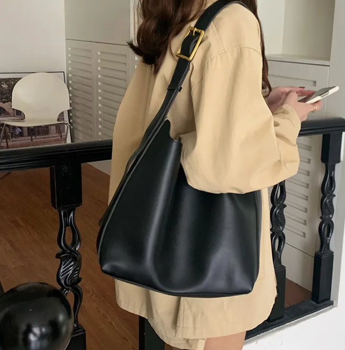 Vintage Bucket Shoulder Bag