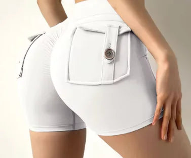 SleekFit Pocket Yoga Shorts