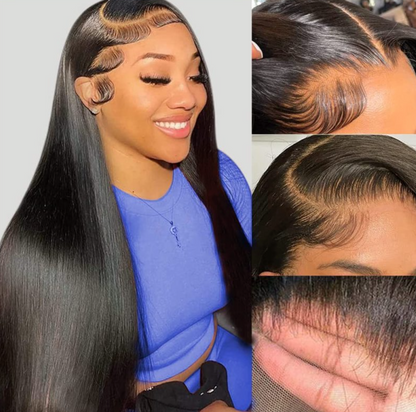 Natural HD Lace Hair Wig - Pre-Plucked Hairline