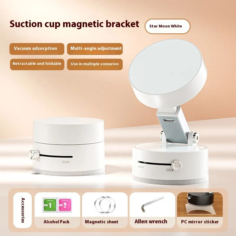 Dual-Magnet Retractable Phone Mount