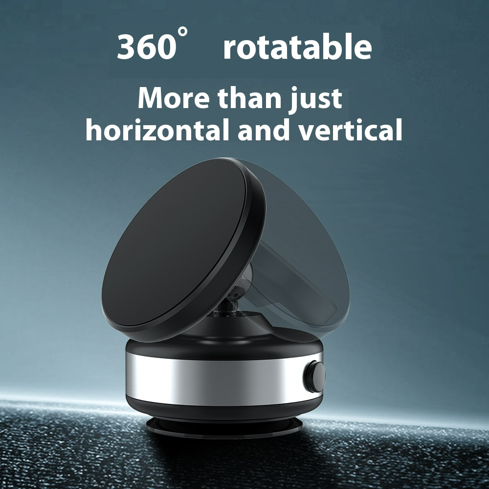 Vacuum Grip Magnetic Phone Car Mount