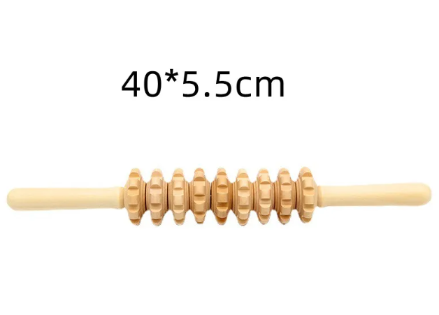 Birch Wood Cellulite Massage Roller Kit