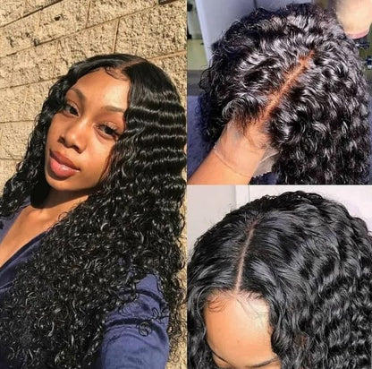 Euro-American Bouncy Curls Lace Wig