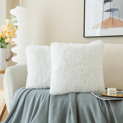 Chic Plush Faux Fur Pillow Covers