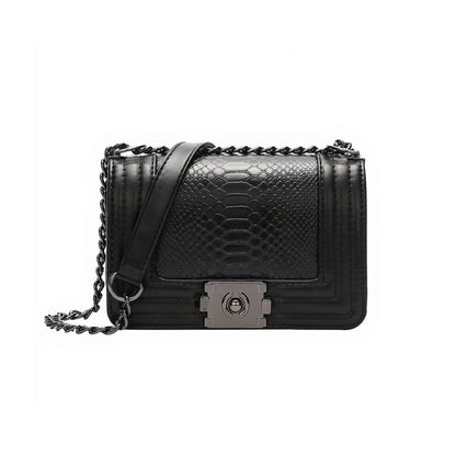 Vega Python Shoulder Bag