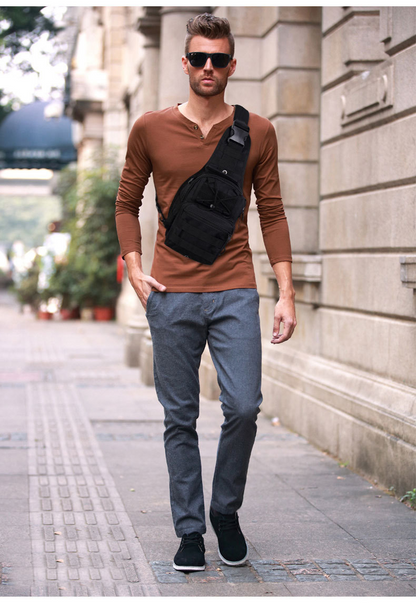 Tactical Sling Backpack for Men - Outdoor Chest Bag