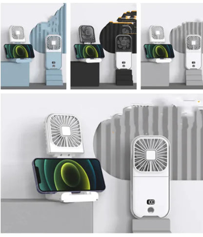 Compact Dual-Mode Cooling Fan, USB Charged