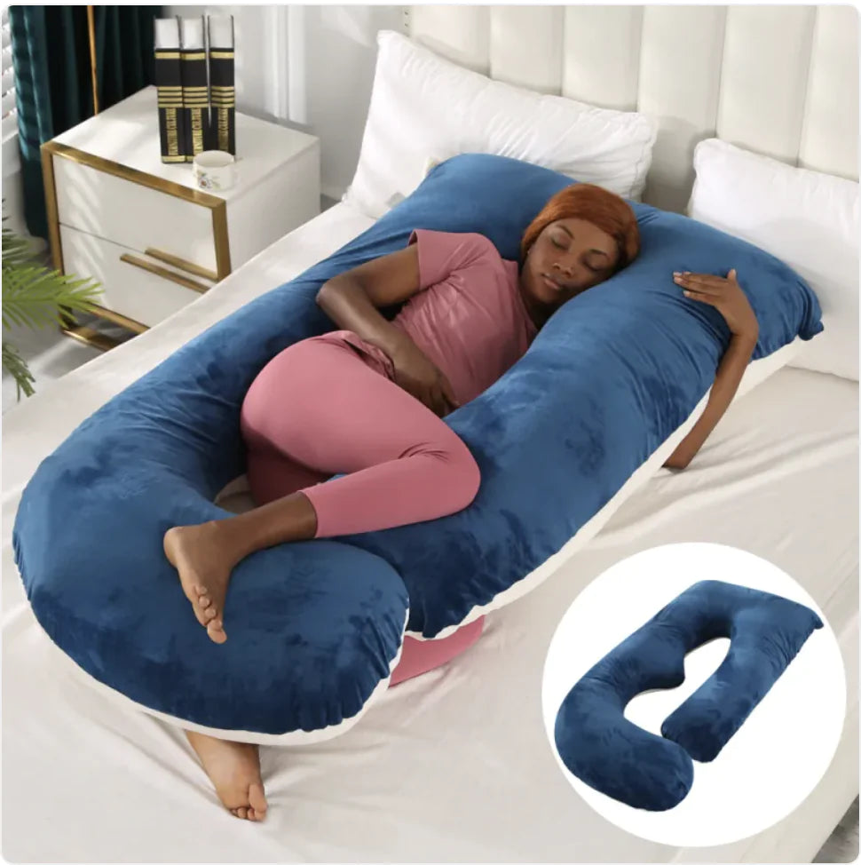 J-Shape Maternity Support Pillow