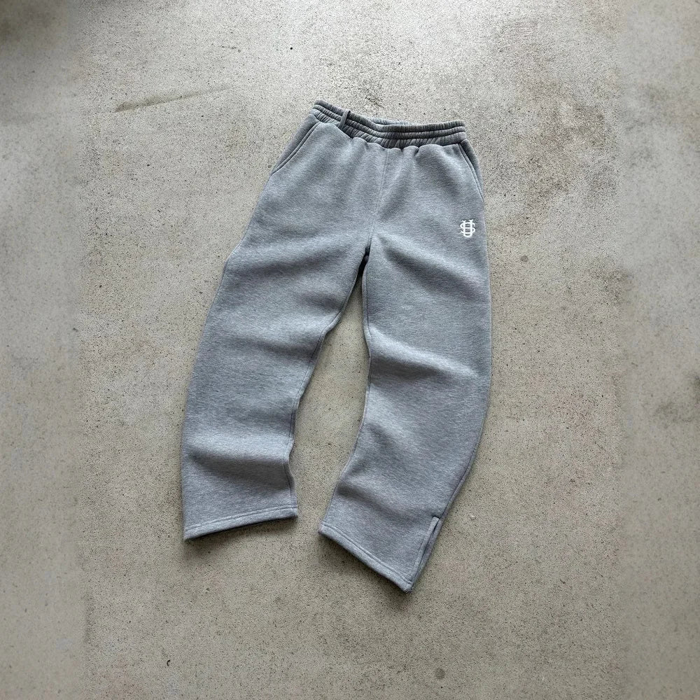Flexi-Waist Zippered Sweatpants