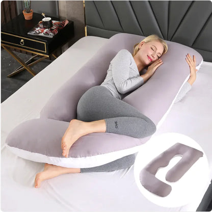 J-Shape Maternity Support Pillow