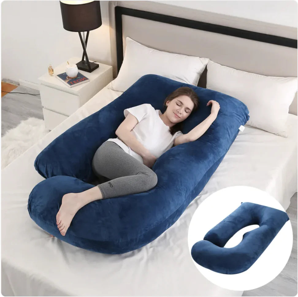 J-Shape Maternity Support Pillow