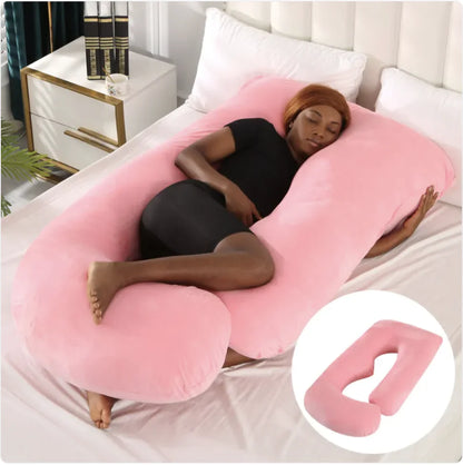J-Shape Maternity Support Pillow