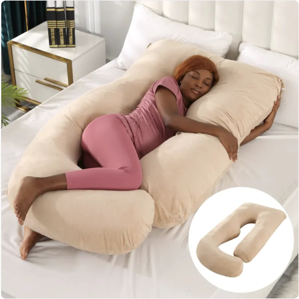 J-Shape Maternity Support Pillow